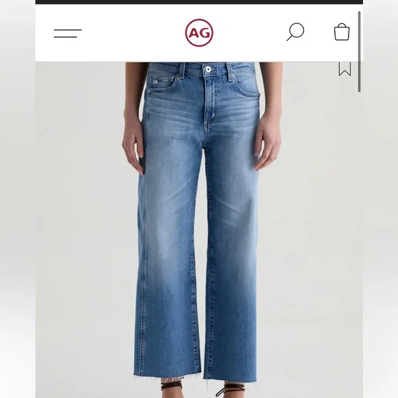Ag saige wife leg panel crop jeans size 28
( i have two pair for sale ) - Picture 2 of 11